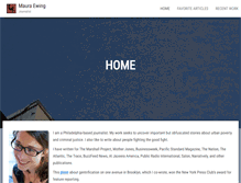 Tablet Screenshot of mauraewing.com